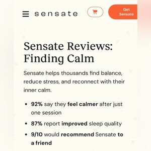 🎸Sensate 2🎸🔥NWT🔥Calming Vagas Nerve Soothing Device